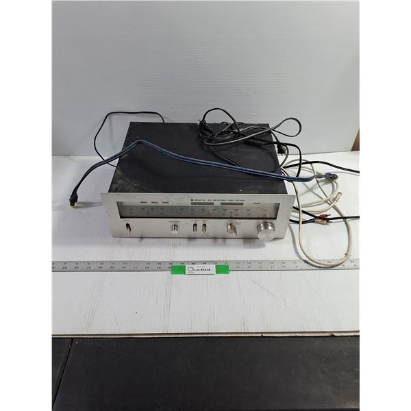 Sanyo AM / FM Stereo Tuner -As Is