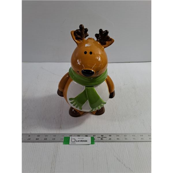 Decorative Porcelain Jar - Deer