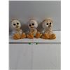 Image 1 : (3) Clay Gooselings Outdoor Decor