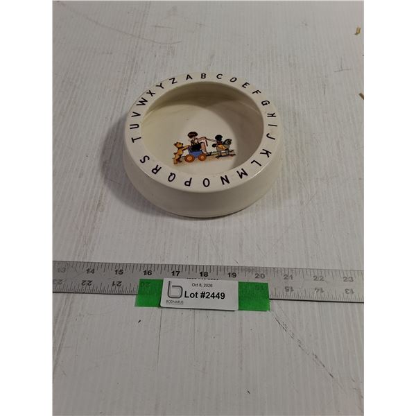 Ceramic Bowl w/ Decorative Accents