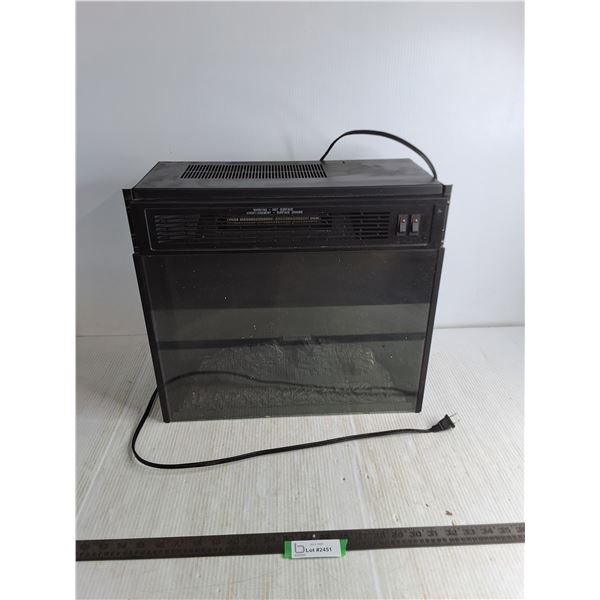 Electric In-Wall Fireplace - Tested - 19x17x8", Pickup Only