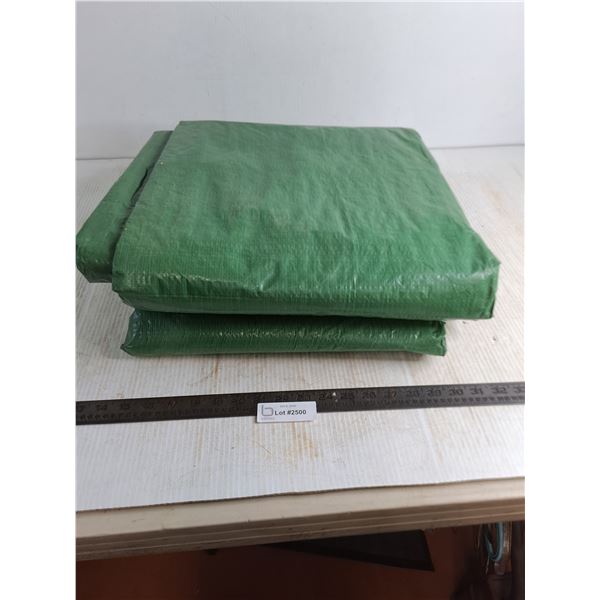 Green Polyethylene Tarp - 12x36'