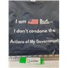 Image 2 : American Protest Government Actions T-Shirt Large Silkscreened