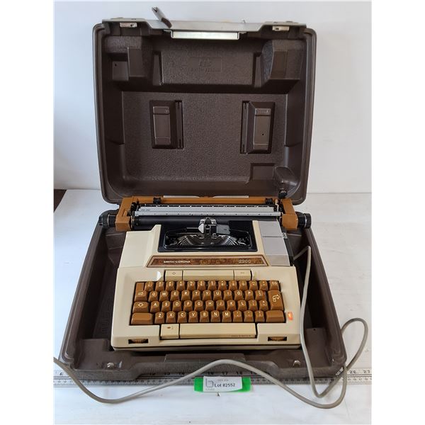 Smith Corona Coronamatic 2200 Typewriter With Case Works, Pickup Only
