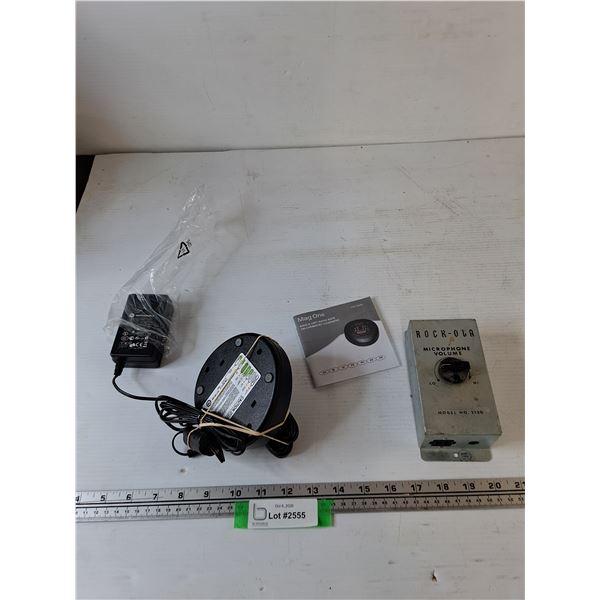 New Motorola Engine Radio Change Base and Used Rock-ola Jukebox Volume Control