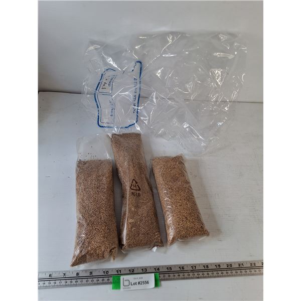 (3) Bags of New Rock Tumbler Medium/Polish, (1) Opened