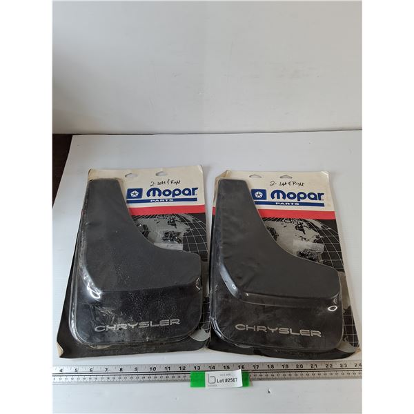 (2) New OEM Mopar/Chrysler Set of 4 Splash Guards Sealed