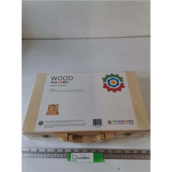 New Minimakers Woodmakers 16-Piece Starter Tool Kit Sealed