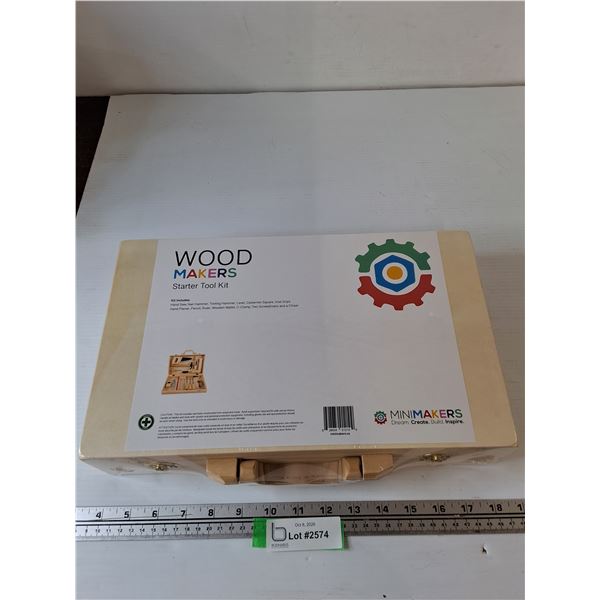 New Minimakers Woodmakers 16-Piece Starter Tool Kit Sealed