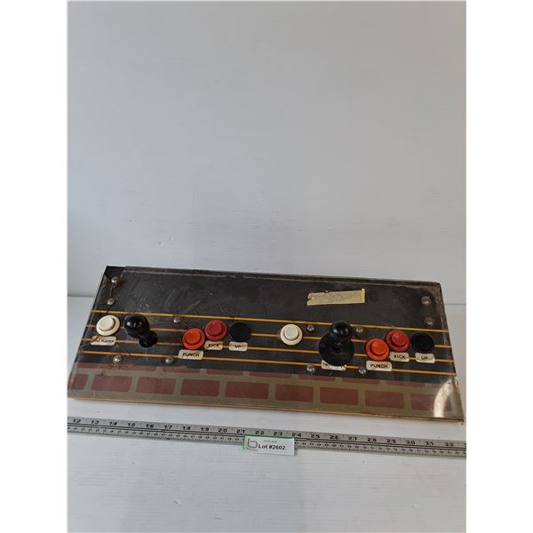 Vintage Arcade Game Control Panel "Atomic Punk"