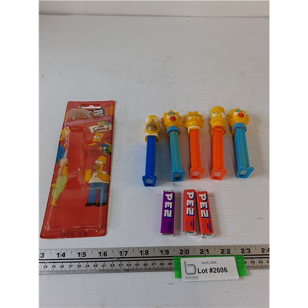 Simpsons Pez Dispensers