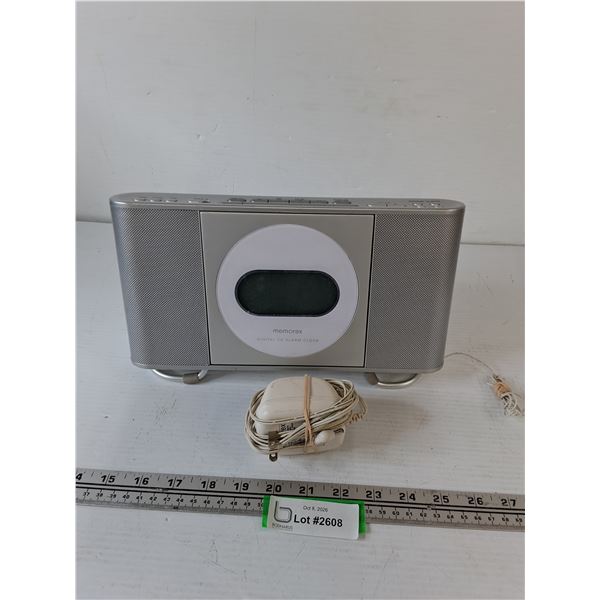 Memorex Digital CD Alarm Clock - Untested