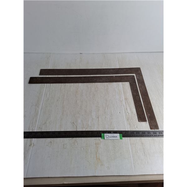 (2) Carpenter's Squares (24x16" & 24x12")