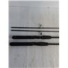 Image 3 : (2) Quantum 2-Part Fishing Reels - 40" Length Each Part - Cannot Ship