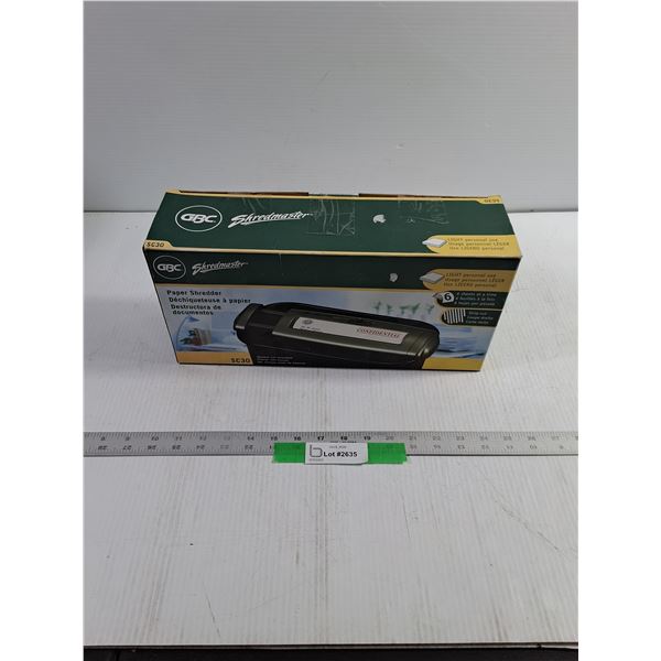 GBC Shredmaster Paper Shredder - Tested