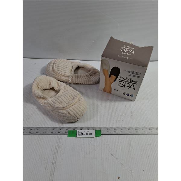 Magic Bag Lavender Aromatherapy Heatable Slippers - Size L