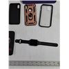 Image 4 : (3) Tablet Cases - (11) Phone Cases For Various Models - (1) Smart Watch - As Is