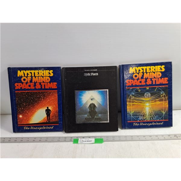 (3) Hardcover Books