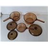 Image 2 : (3) Pyrex Glass Pots & Lids