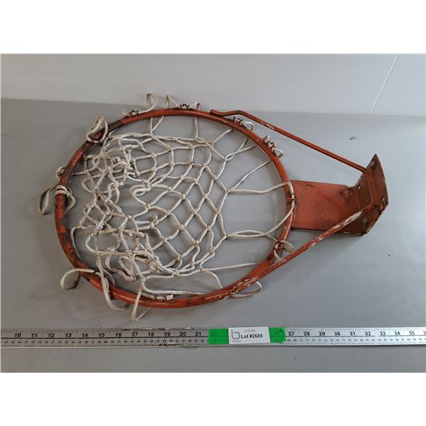 Vintage Metal Basketball Hoop 20" Diameter- Can't Ship