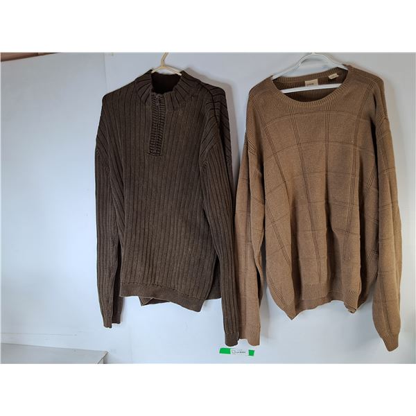 (2) Men's Sweaters-XXL