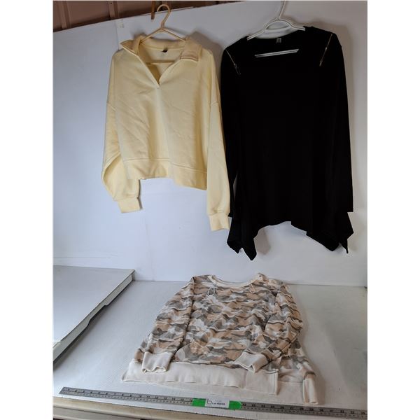(3) Women's Sweaters-L/XL