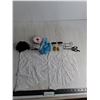 Image 1 : Trim Ribbon Rolls, Fabrics, Tassels, Stamps, Scissors, Misc.