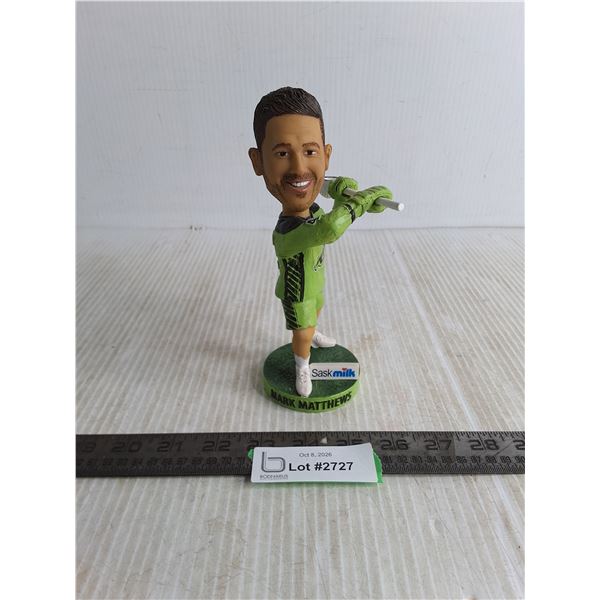 Sask Milk Promotional "Mark Matthews" Bobblehead