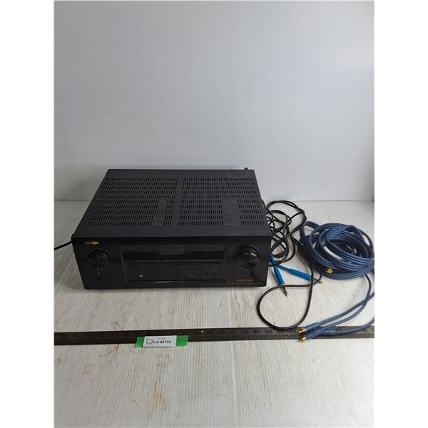 Denon AVR-X3300W Receiver - Powers On, Assorted Power Cords