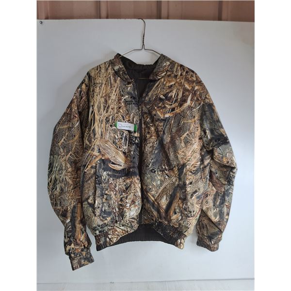 * Mossy Oak "Duck Blind" Insulated Camouflage Jacket - Men's Large