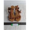 Image 1 : Pair of Bolo High Heel Leather Shoes - Approx Size 4