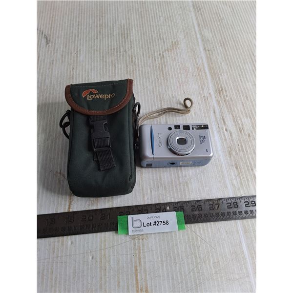 Canon Sure Shot 115UII Digital Camera, Lowepro Camera Case