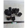 Image 1 : Minolta X-700 Camera w/Zoom Lens & Pentax Flashes