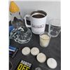 Image 5 : Votive Candles, Drinkware, Magnets, Stickers, Squeegee, Glass Server Plate, Misc.