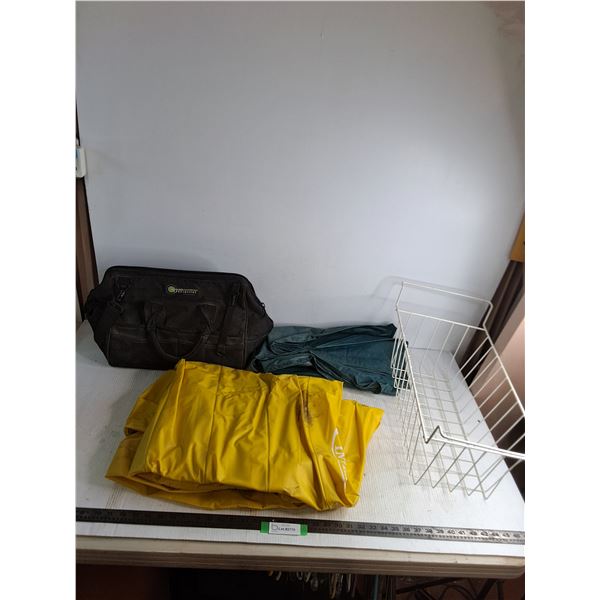 (2) Single Air Mattresses, CCS Tool Bag, Basket
