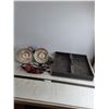 Image 1 : King Canada Rotary Tool & Spotlights, Power Cords - All Working, 18" x 17" Parts Tray - Cannot Ship