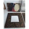 Image 2 : Assorted Picture Frames, Set of 3 12" x 12" Wall Mirrors