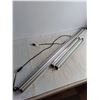Image 2 : (2) LED 46" Shop Lights - Tested, (2) 22" Flourescent Lights - Untested - Pickup Only