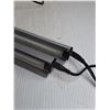Image 3 : (2) LED 46" Shop Lights - Tested, (2) 22" Flourescent Lights - Untested - Pickup Only
