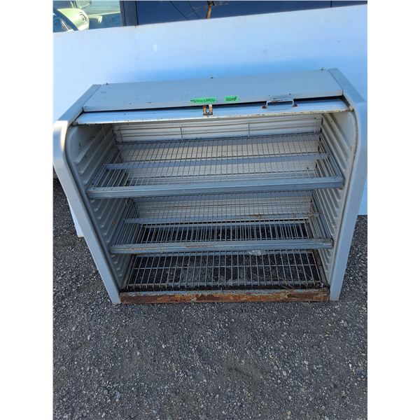 **Metal Outdoor Storage Cabinet With Rolling Shutter Door 47 1/4"x23 1/2"x39 3/4" As-Is No Shipping