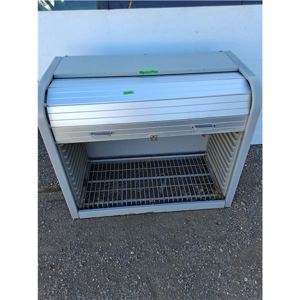 **Metal Outdoor Storage Cabinet With Rolling Shutter Door 47 1/4"x23 1/2"x39 3/4" As-Is No Shipping