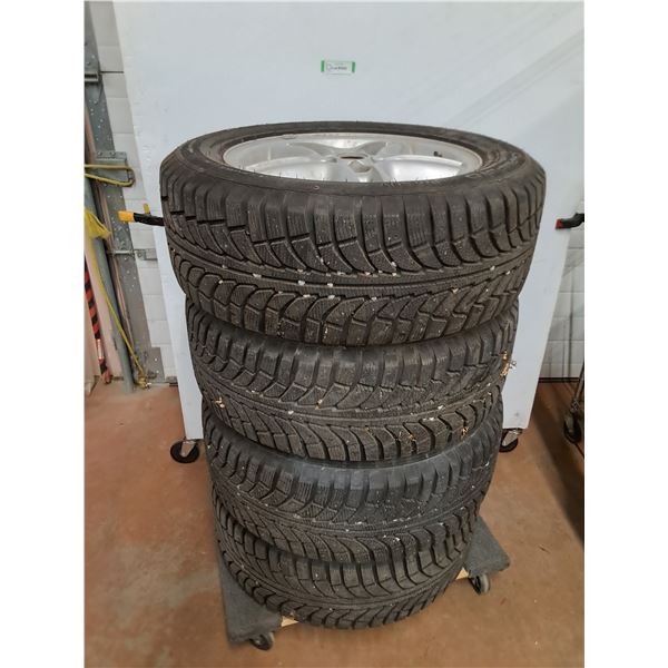 * Set of 4 Champiro 255/55R18 Studdable Tires w/Rims - Cannot Ship, Dolly Not Included