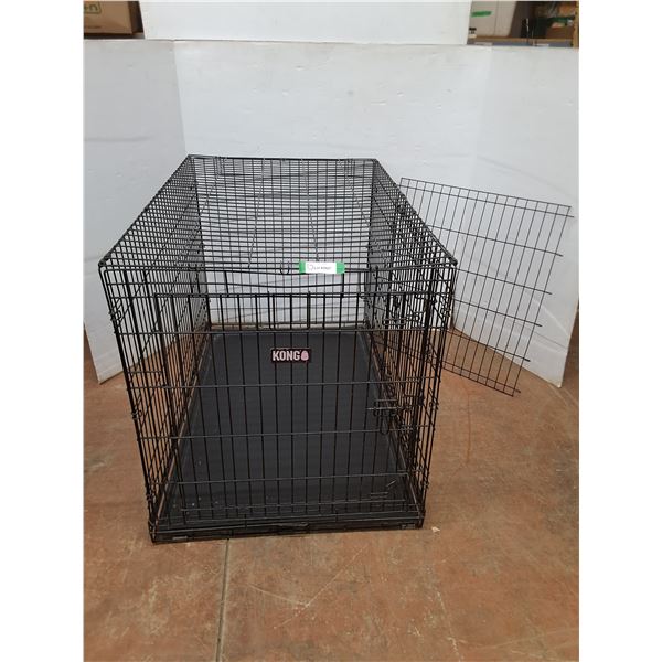 * Kong Metal Wire 48x32x30" Pet Kennel w/Divider - Cannot Ship