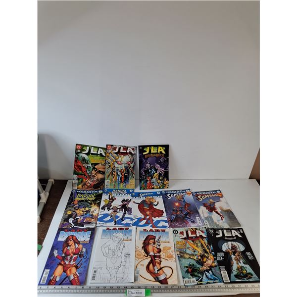 (13) DC Comics, Lady Rawhide, Supergirl, JLA