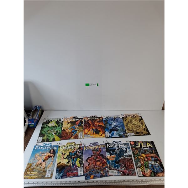 (10) DC Comics, 52 Aftermath Four Horsemen, Countdown Arena, New Faces of JLA
