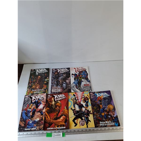 (7) Assorted Marvel X-Men Forever 2 Comic Graphic Novel Issues