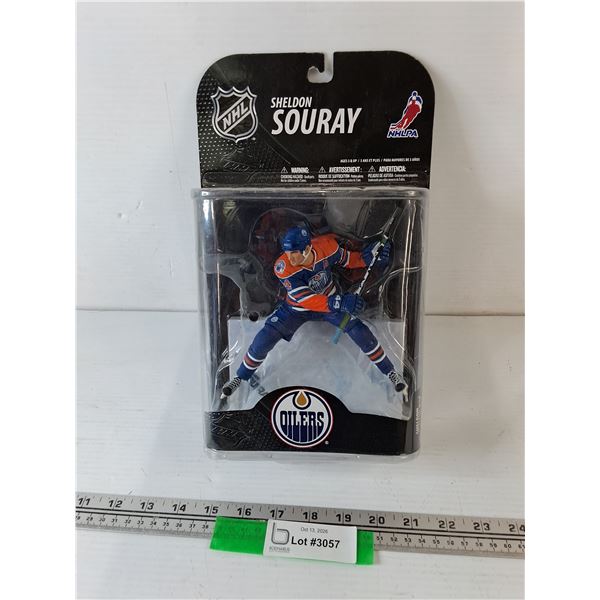 NHL Sheldon Souray Oilers Figure NIB Sealed