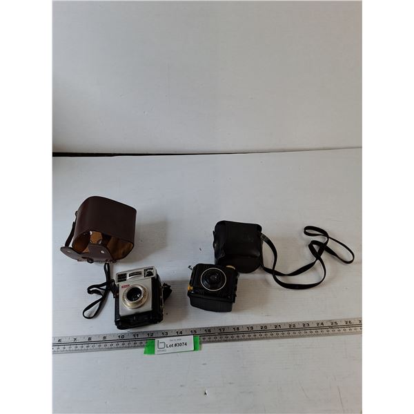 (2) Kodak Cameras Untested As-Is with Carry Covers
