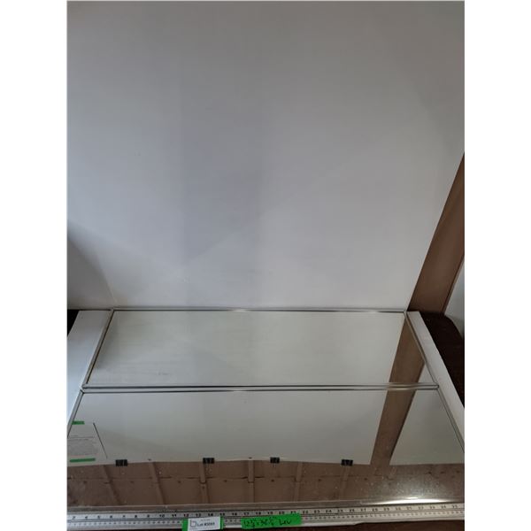 *(2) Wall Mounted Mirrors 12 3/8" x 38 1/4" No Shipping