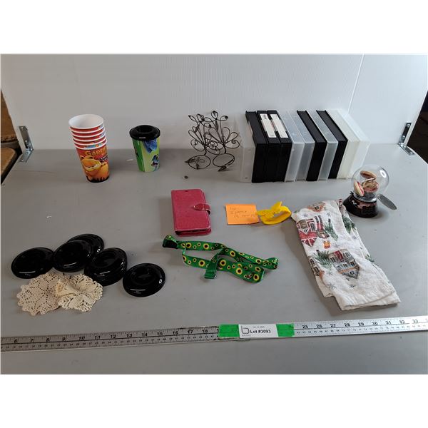 VHS Cases, iPhone Case, Garfield Cups, Misc.